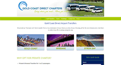 Desktop Screenshot of gcdirectcharters.com.au